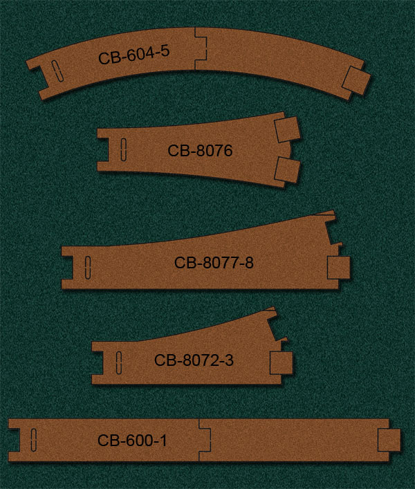 Pre-Cut Cork-Beds for Hornby Branchline Geometry Tracks | Model Railway ...