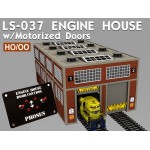 HO Scale Laser-Cut Double Engine Loco Shed Kit
