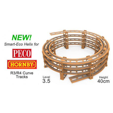 Hornby R608 Peco ST-230 12 x Curved Setrack 3rd Radius 505mm 00 Gauge 1st Post 