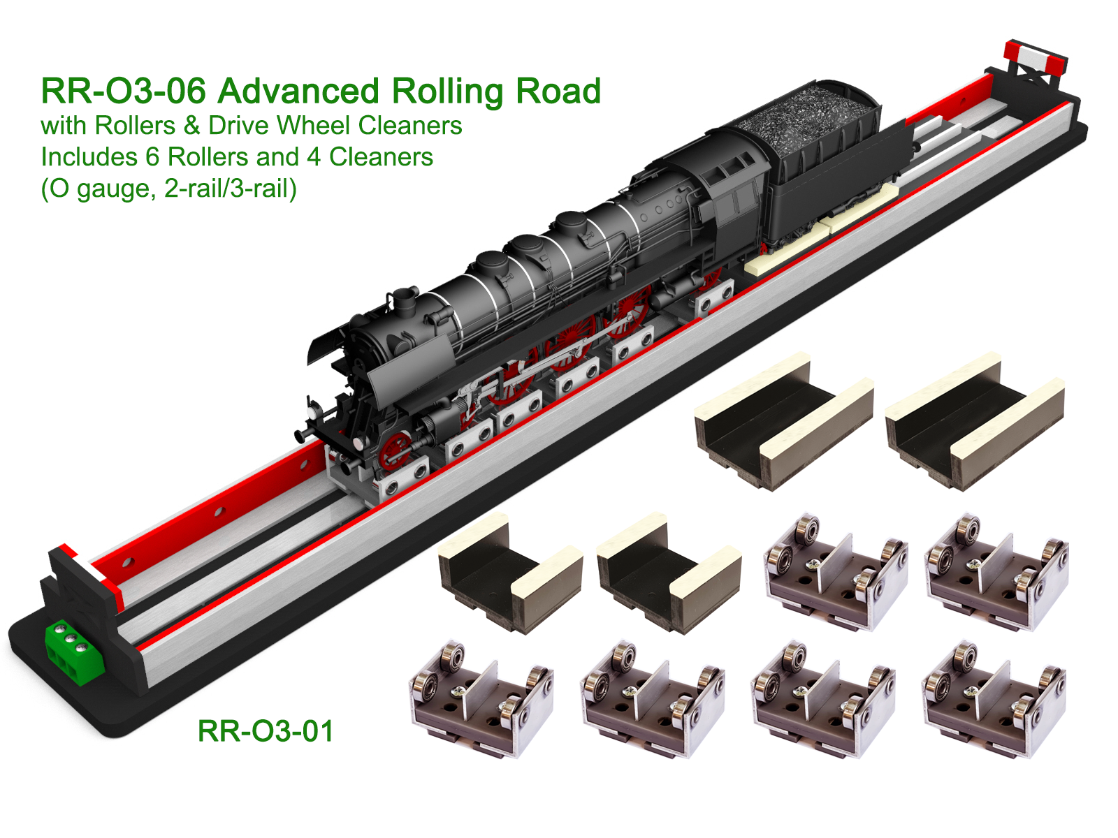 Proses 6 X G Scale Rollers W/wheel Cleaning Accessories for sale online 
