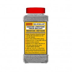 1.4 Kg (3 lbs) Authentic Limestone Ballast HO/OO (Grey Blend)
