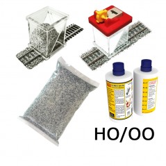 HO/OO Ballasting Kit w/Gluer (Grey Blend)