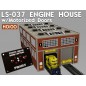 HO/OO Engine House w/Motorized Working Doors