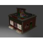 O Scale Hardware Shop w/Rotating Banner and Lights