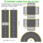 N Scale 3D Embossed Printed Roads (asphalt)